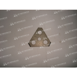 Пластина контровочная В 31734125 треуг.