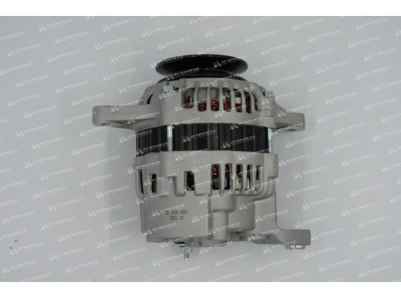 Генератор NISSAN H15(FG15T19),H20(FG20-30T6),H25,TB42,TB45E Встроенная лопасть вентилятора, параллельный разъем,12V/50A, изображение 4