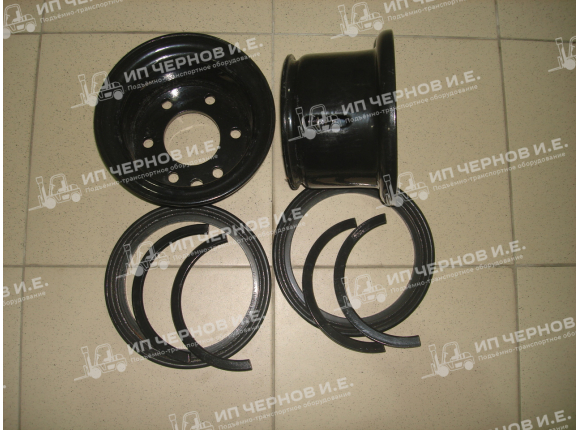 Диск колесный (18х7-8) (в комплекте с кольцами) 3BA-27-71150,3BA-2771950