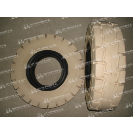 Шина массивная 6.50-10 /NonMarking / TUSKER с бортом