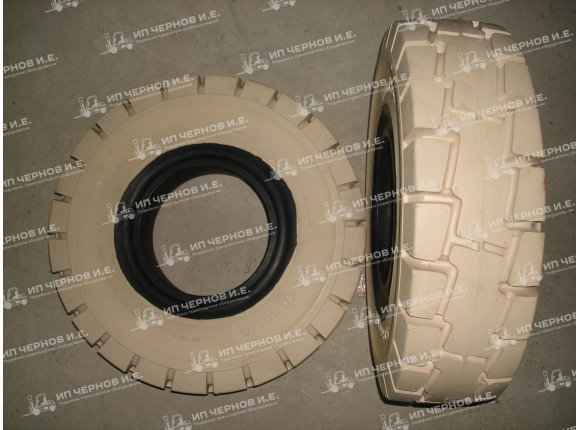 Шина массивная 6.50-10 /NonMarking / TUSKER с бортом