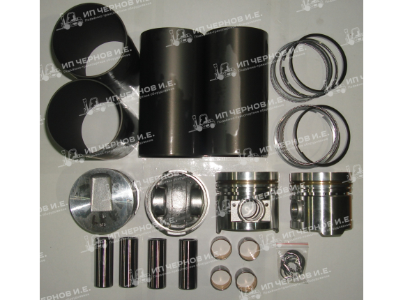 Комплект на двигатель (гильза, поршень, палец, кольца) MITSUBISHI S4S-I масло инг -4.5мм