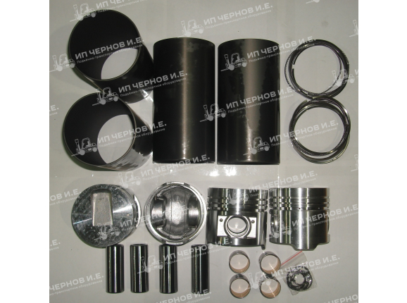 Комплект на двигатель (гильза, поршень, палец, кольца) MITSUBISHI S4S-II масло Инг -4.0мм