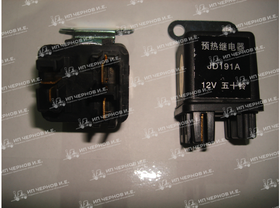 Реле свечей накала и стартера JD191A
