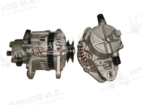 Генератор Mitsubishi S6S(FD35-40/F19B,FD40K-45K/F19C,FD45-50 FD50C/F28A,FD50K/EF28B,FD60-70/F20B,F20C)  24V-35A,Со встр. вакуумным насосом и лопастью, изображение 6