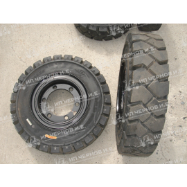 Шина массивная 7.00-12 5.00S SOLID INDUSTRIAL стандарт 145A5/136A5 в сборе с диском